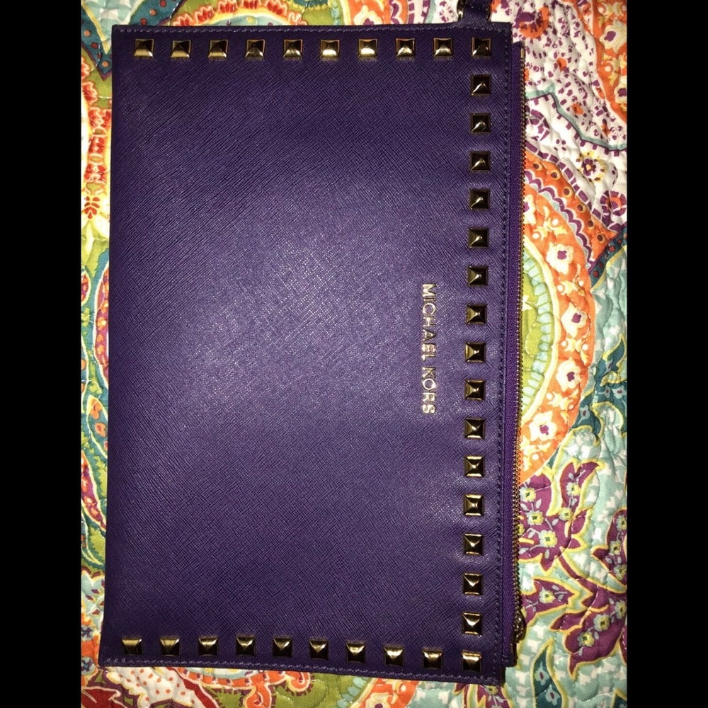 Michael Kors Saffiano Wristlet/Clutch
